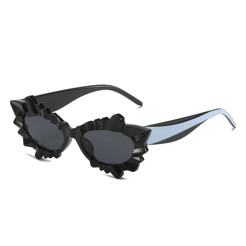 Y2K Punk Cat Eye Sunglasses - Retro 90s Grunge, Summer Y2K Fashion, Hip Hop Style