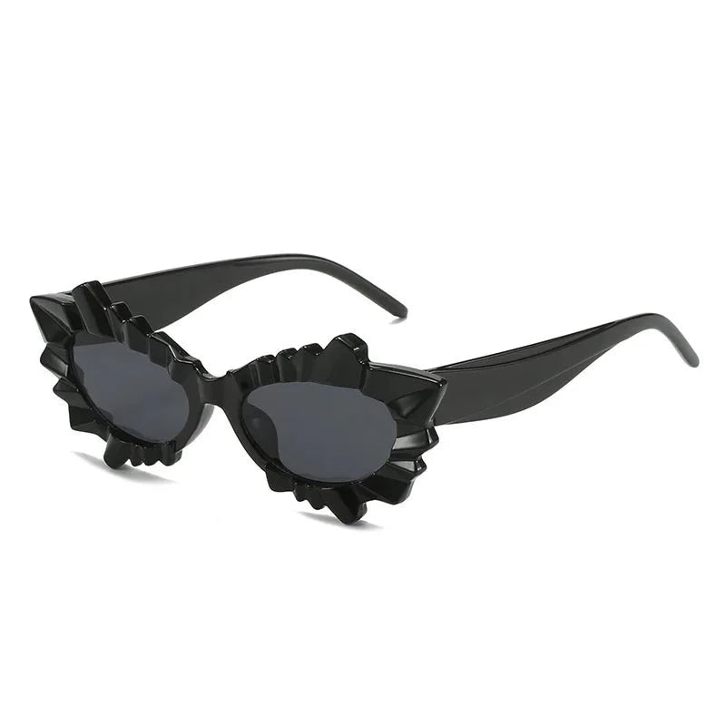 Y2K Punk Cat Eye Sunglasses - Retro 90s Grunge, Summer Y2K Fashion, Hip Hop Style