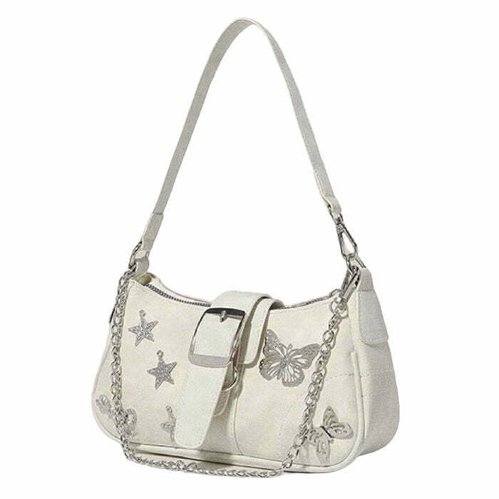 Y2K Star Butterfly Handbag - Retro 90s Grunge, Y2K Summer, Party & Club Outfits