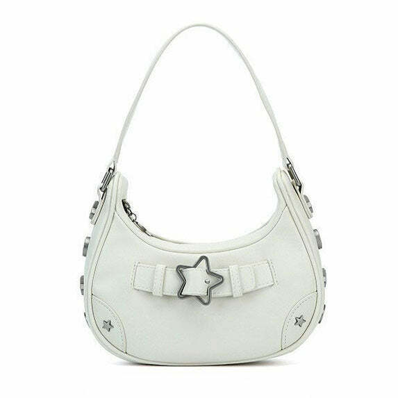 Y2K Star Shoulder Bag - Retro 90s Grunge, Summer Y2K Outfits, Popstar & Club