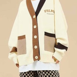 Y2K Summer Coastal Aesthetic Cardigan - 90s Grunge, Retro, Pastel Goth, and Pop