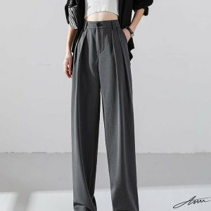 Y2K Summer High Waist Pants - 90s Fashion, Grunge, Retro, Y2K Outfits, Baby