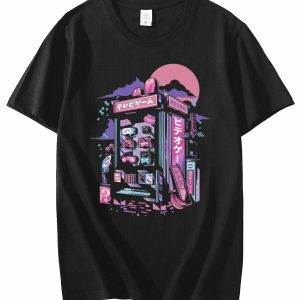 Y2K Summer Outfits: Vaporwave Retro Gaming T-Shirts - 90s Grunge, Pastel Goth, Hip