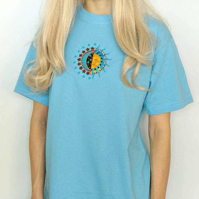 Y2K Sun & Moon T-Shirt - Retro 90s Grunge, Summer Outfits, Pastel Goth, Hip